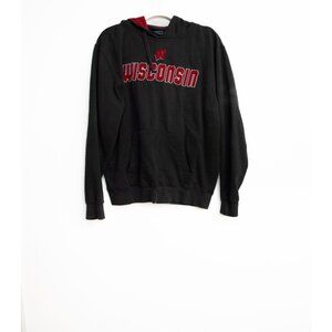 Campus Heritage Wisconsin Black & Red Hoodie Sweatshirt
